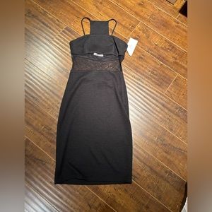 Nasty gal black mesh dress